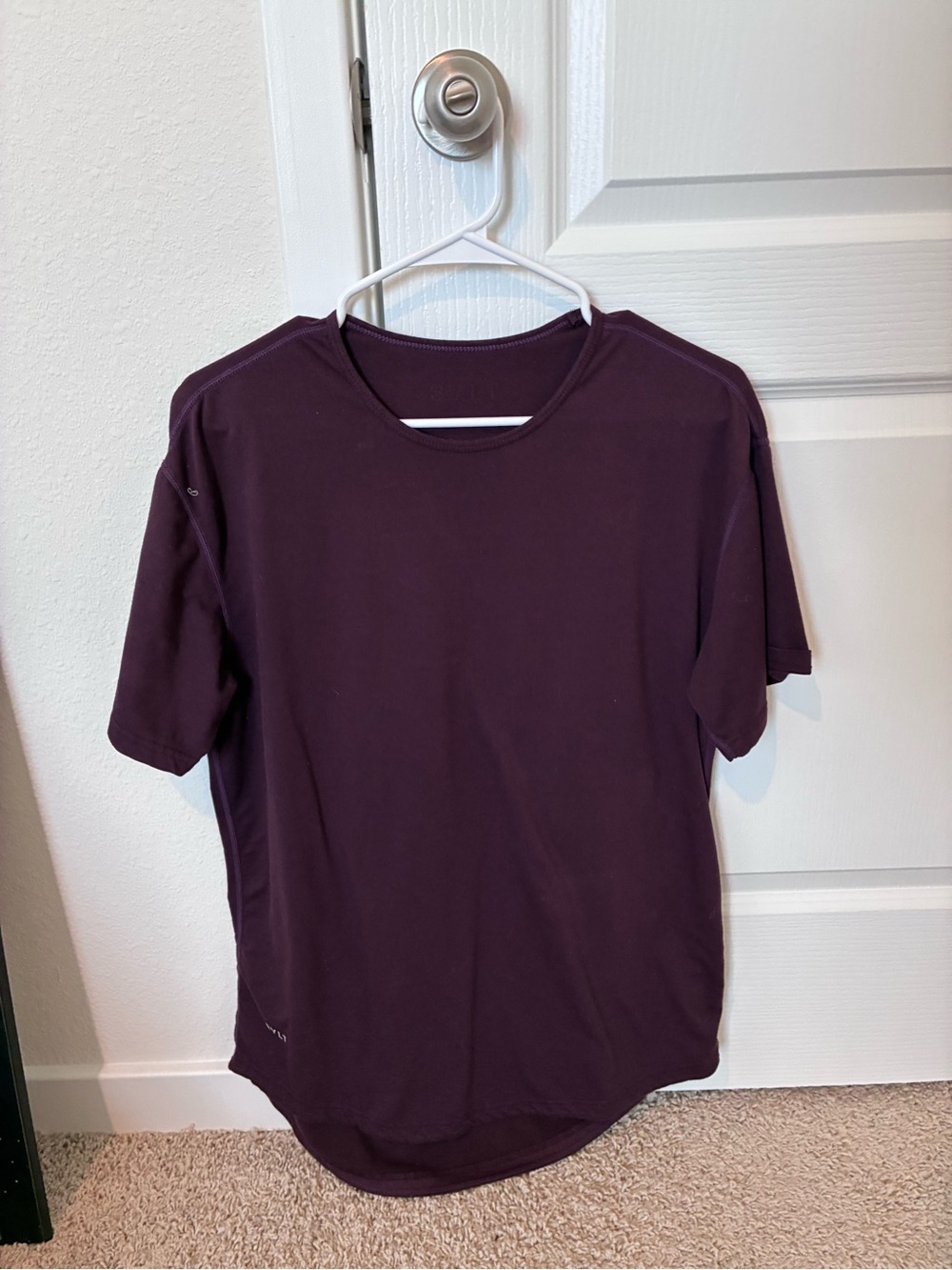 BYLT Basics Men's Crewneck Tee in Plum